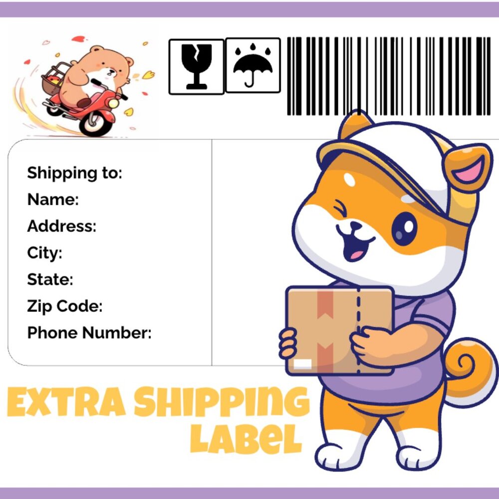 Extra Shipping Label